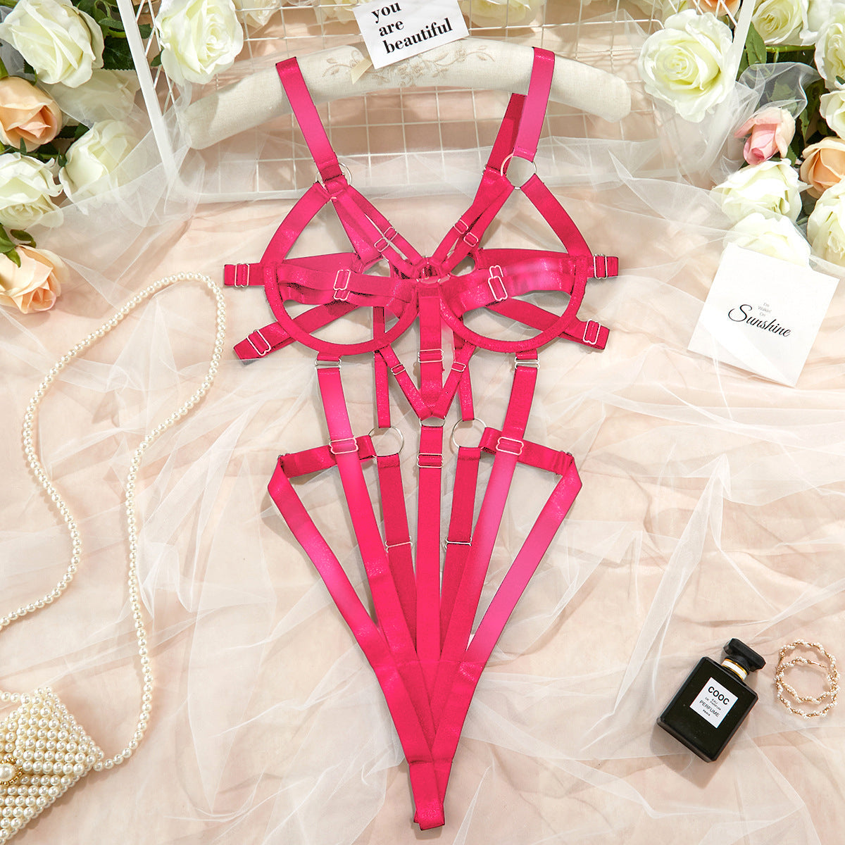 Hohler Verband Erotischer Bodysuit Dessous