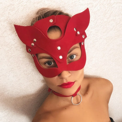 Sexy Ledermaske