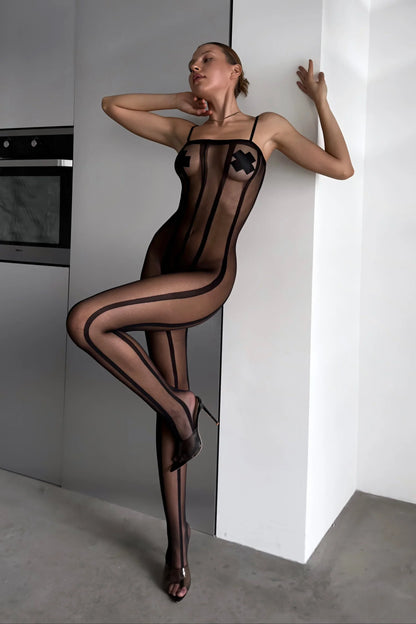 Emma Crotchless Bodystockings