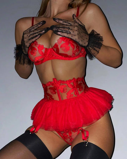 Coco Fancy Luxuriöse Spitzen-Dessous